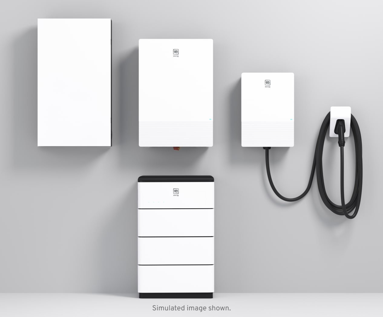 Suite of white Home Energy System charging products