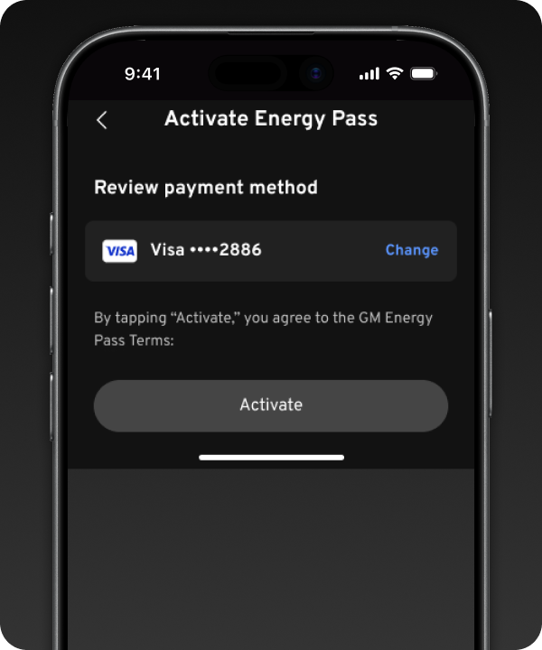 Home screen with Get Started button in focus to begin enrollment