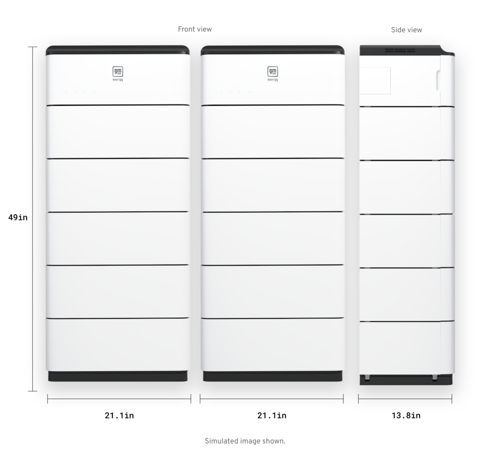 Two White GM Energy Power Banks