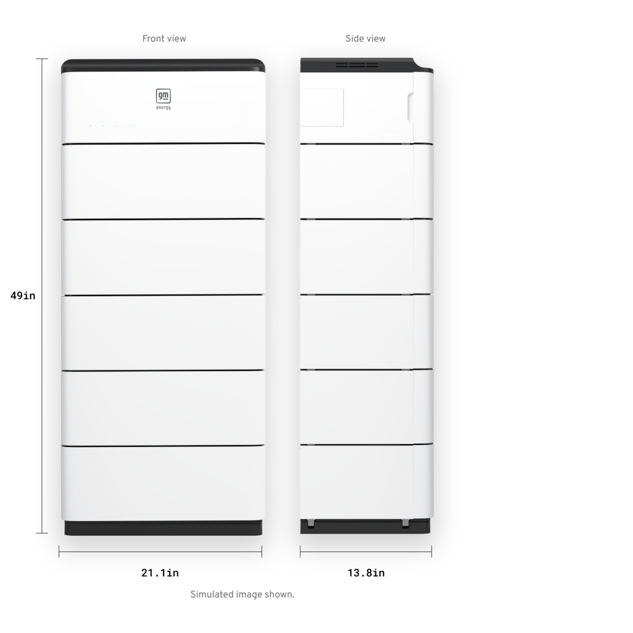 Two White GM Energy Power Banks