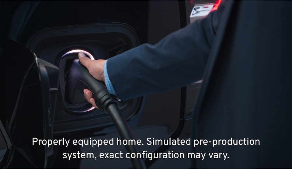 EV charger plugged into EV
