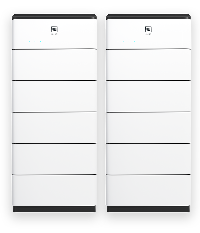 GM Energy PowerBank 35.4kWh capacity on white background