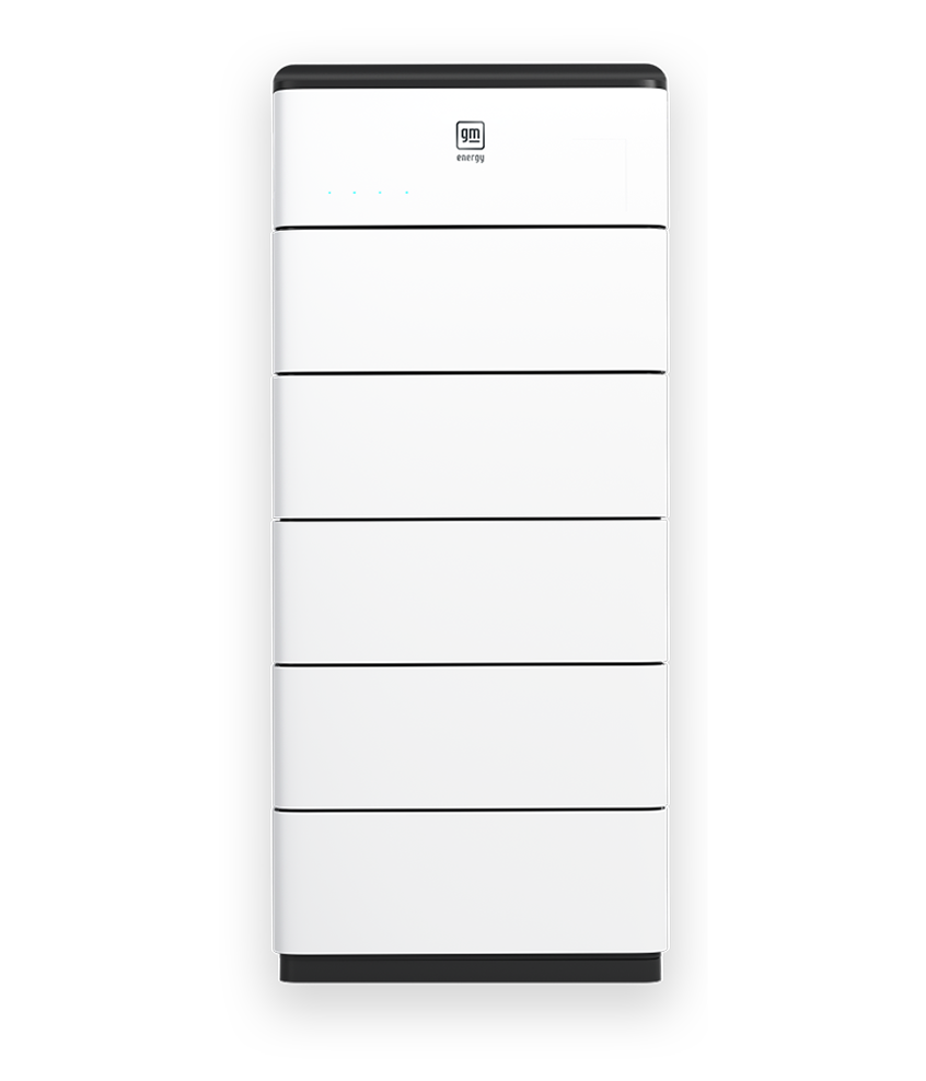 GM Energy PowerBank 17.7kWh capacity on white background