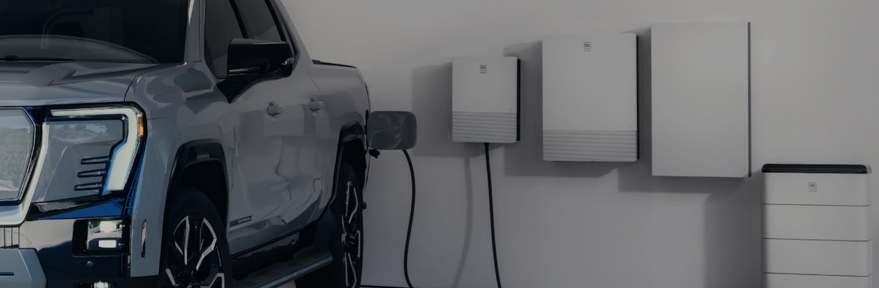 GM Energy Home System in garage